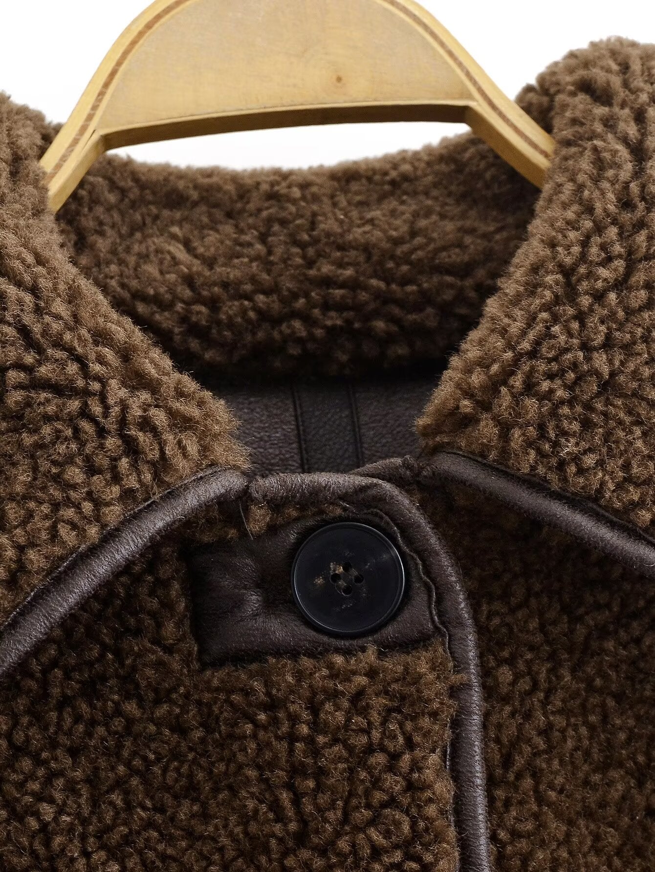Veste réversible en laine d'agneau Marivelle