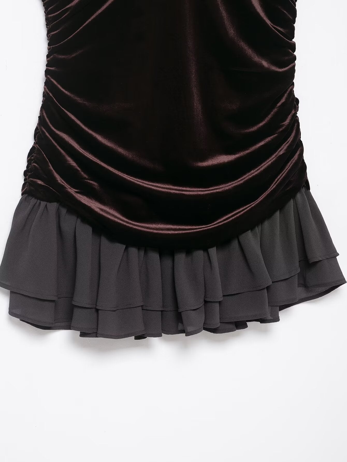 Zamora Velvet Short Dress