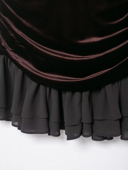 Zamora Velvet Short Dress
