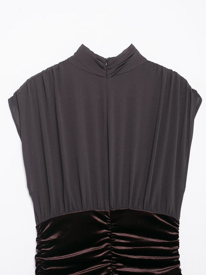 Zamora Velvet Short Dress