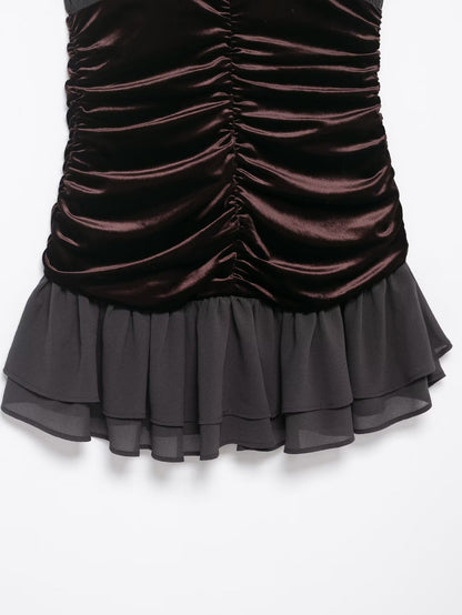 Zamora Velvet Short Dress