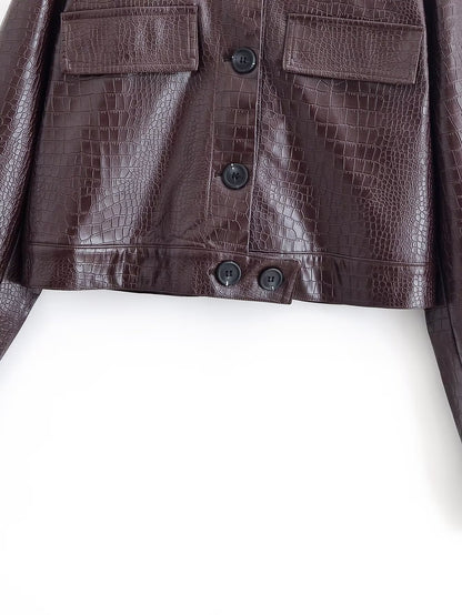 Valencia Crocodile Glossy Set