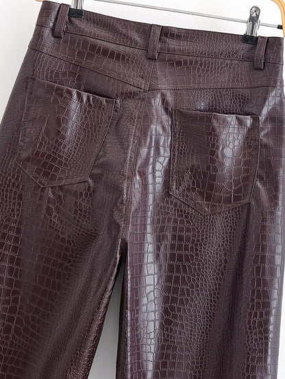 Valencia Crocodile Glossy Set