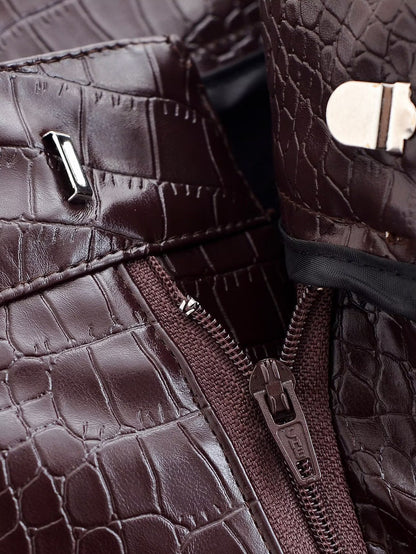 Valencia Crocodile Glossy Set