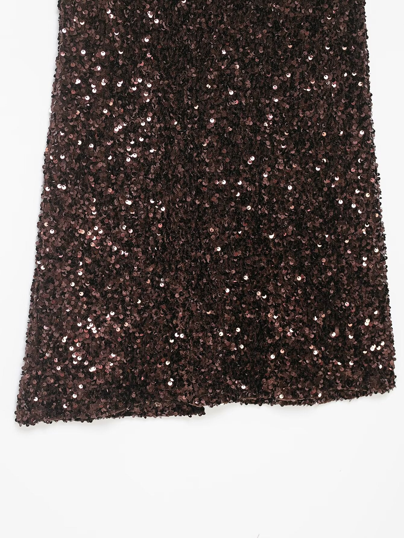 Abimbola Beaded High-Waist Long Skirt