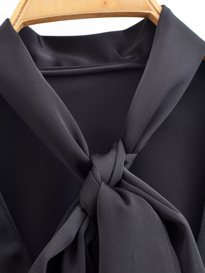 Chemise en satin de soie Elisara