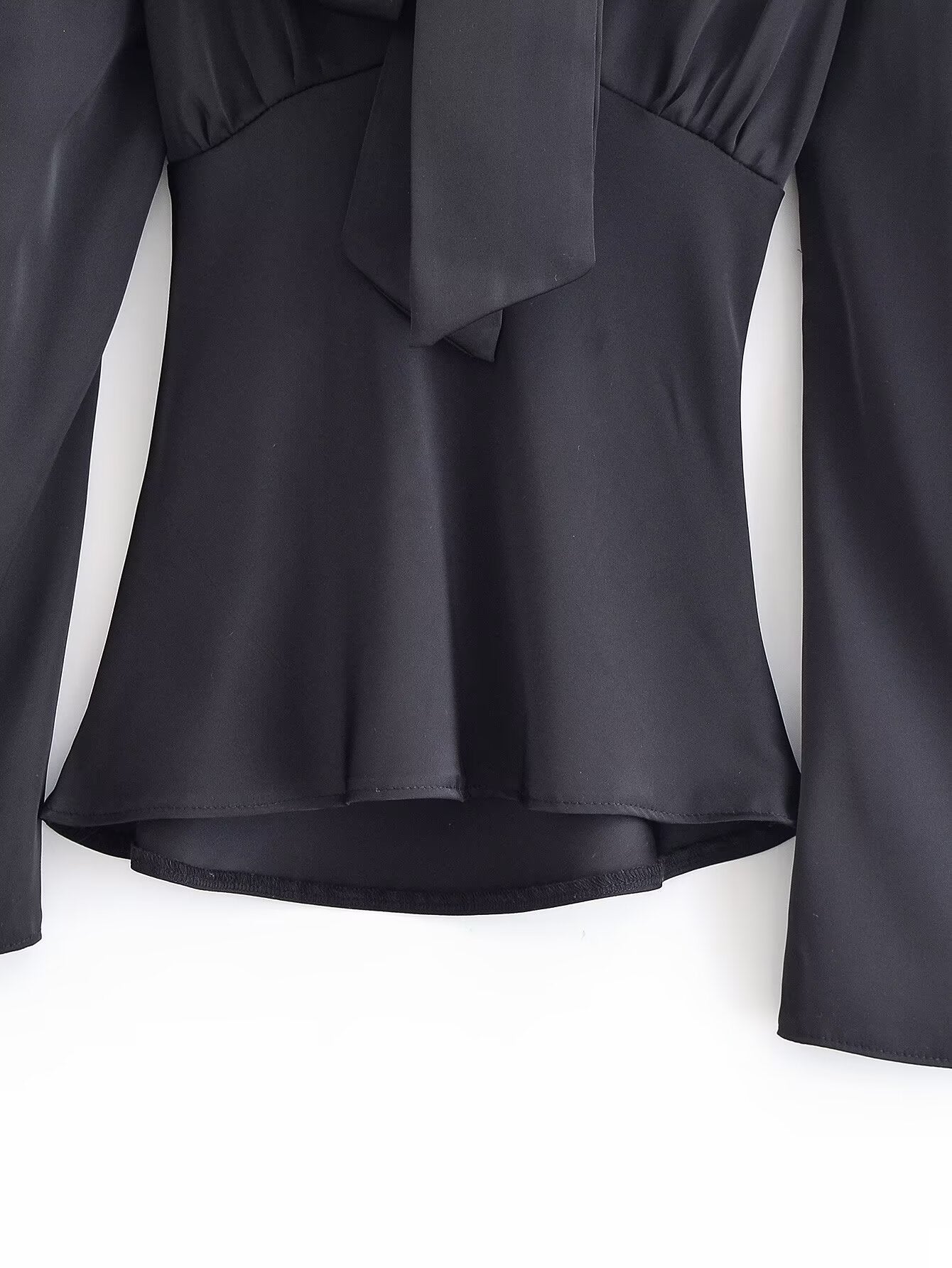 Chemise en satin de soie Elisara