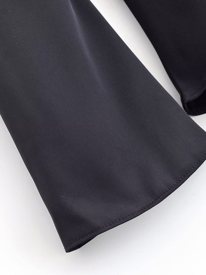 Chemise en satin de soie Elisara