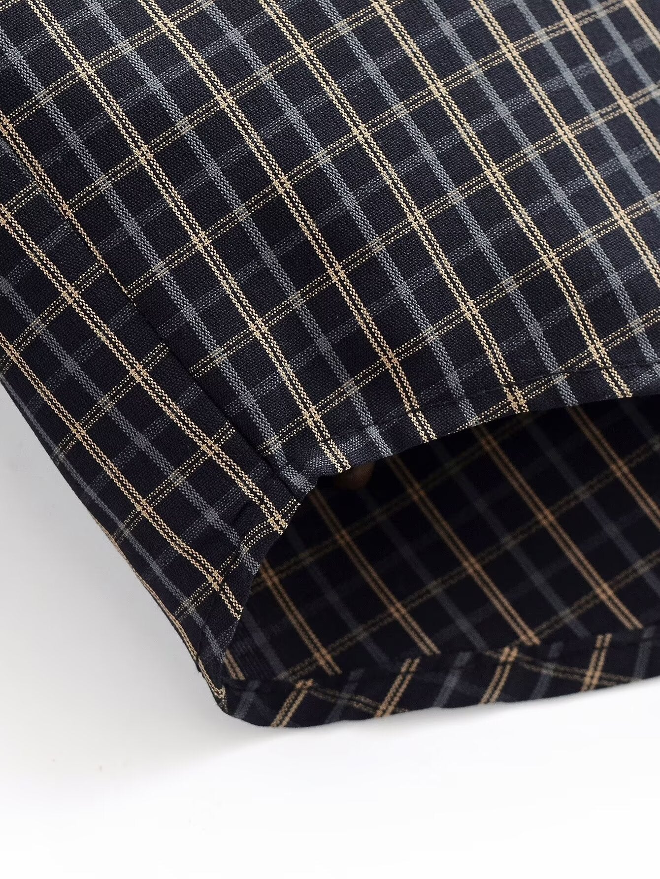 Liora Cotton Plaid Shirt