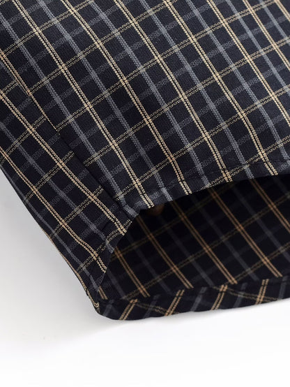 Liora Cotton Plaid Shirt