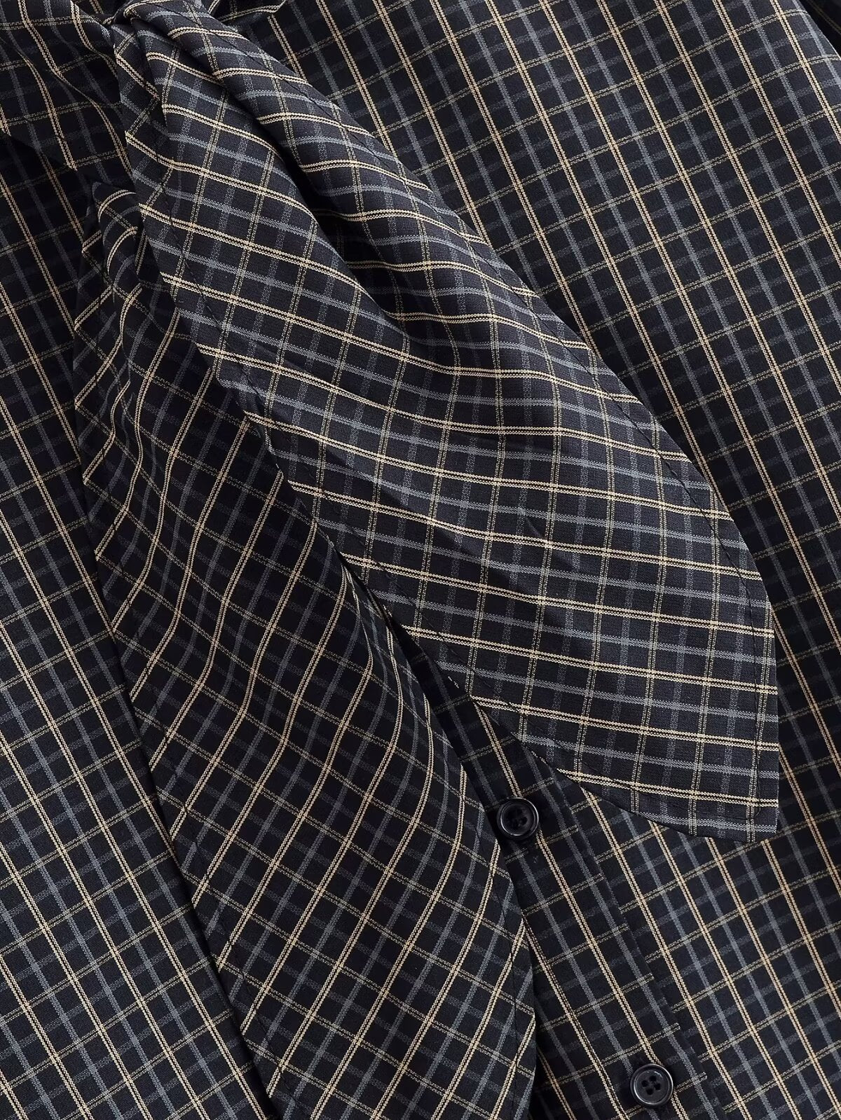 Liora Cotton Plaid Shirt