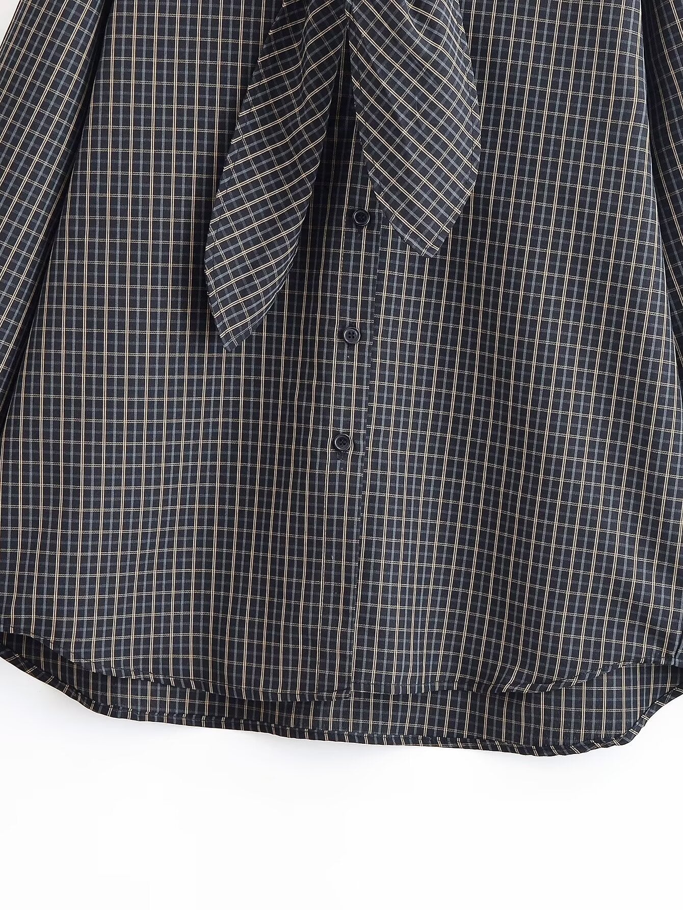 Liora Cotton Plaid Shirt