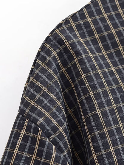 Liora Cotton Plaid Shirt