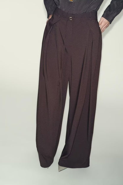 Pantalon à jambes larges Alarice