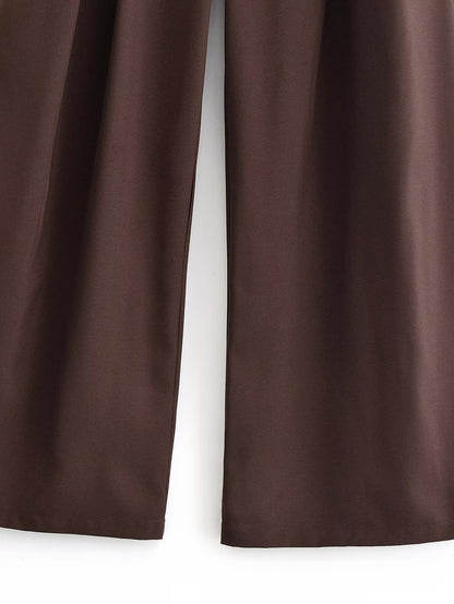 Pantalon à jambes larges Alarice