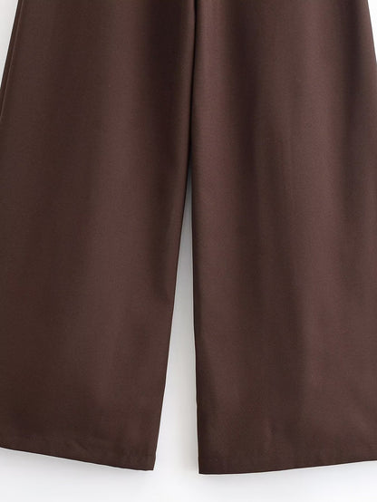 Pantalon à jambes larges Alarice