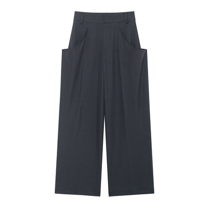 Elvara Winter Mid-Waist Pocket Trousers