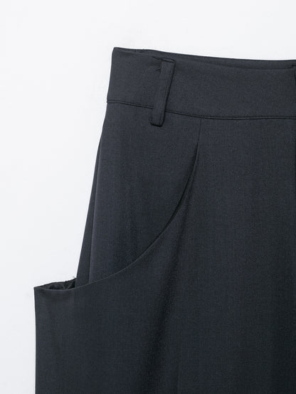Elvara Winter Mid-Waist Pocket Trousers