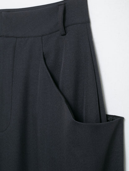 Elvara Winter Mid-Waist Pocket Trousers