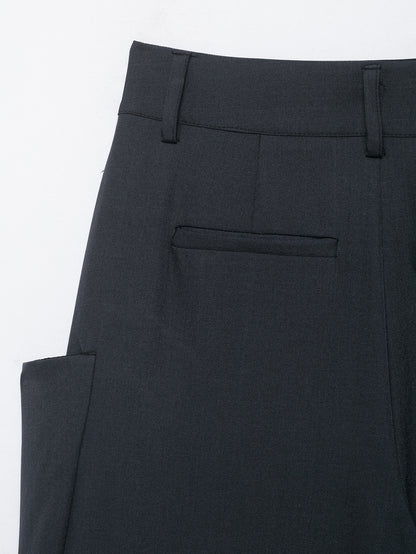 Elvara Winter Mid-Waist Pocket Trousers