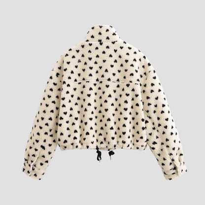 Veste polaire à pois Marielle