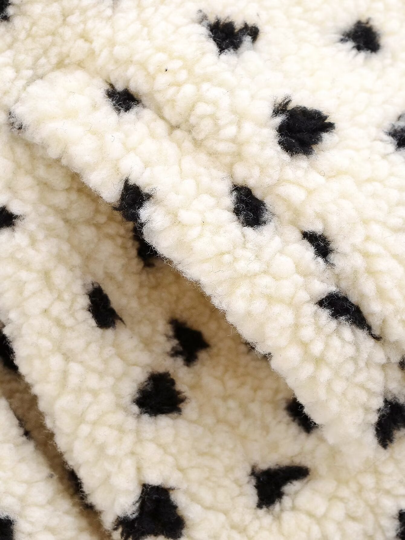 Veste polaire à pois Marielle