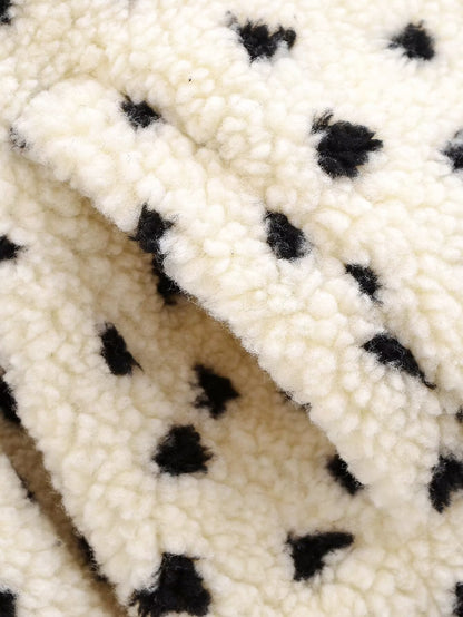 Veste polaire à pois Marielle