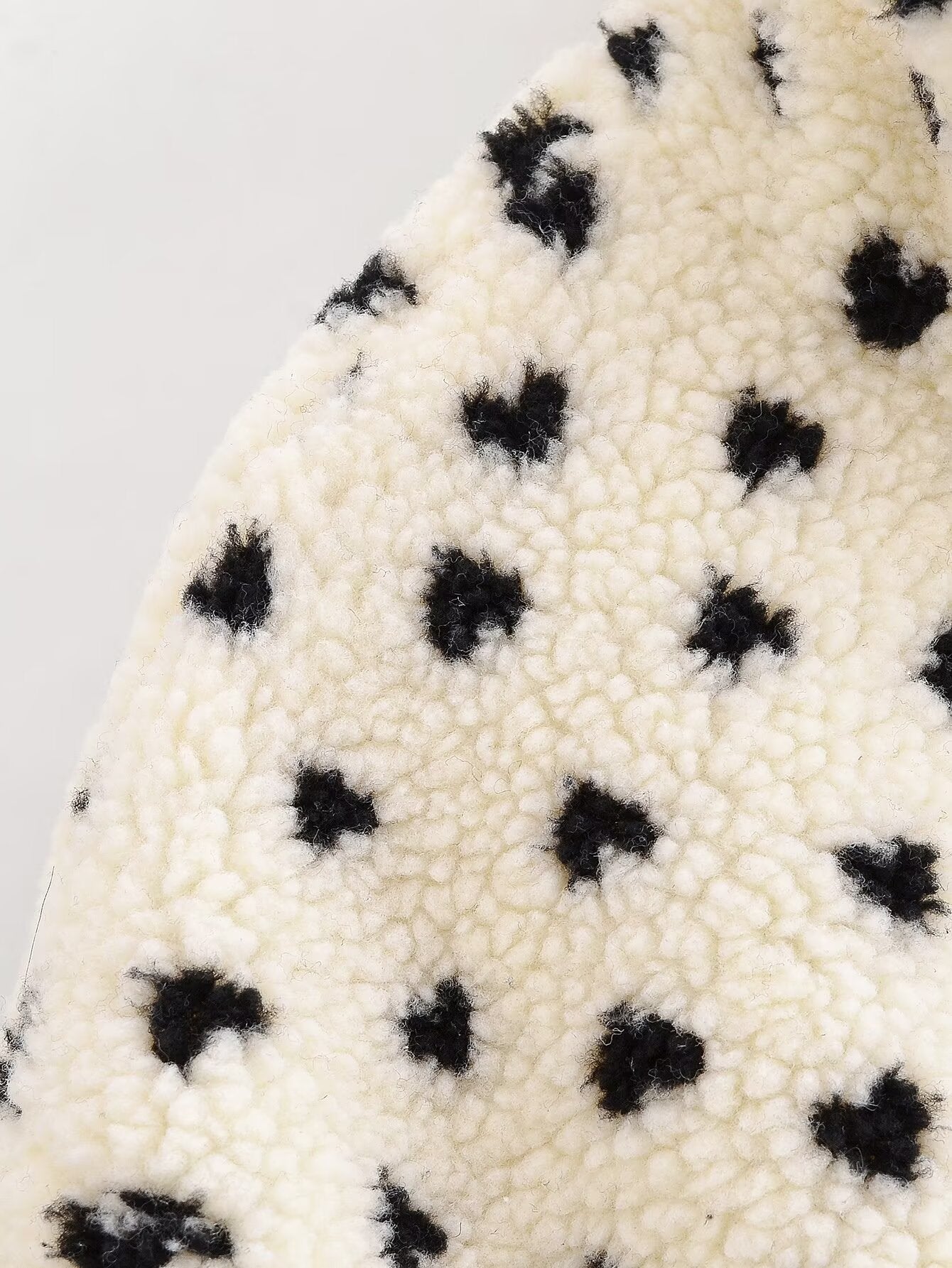 Veste polaire à pois Marielle
