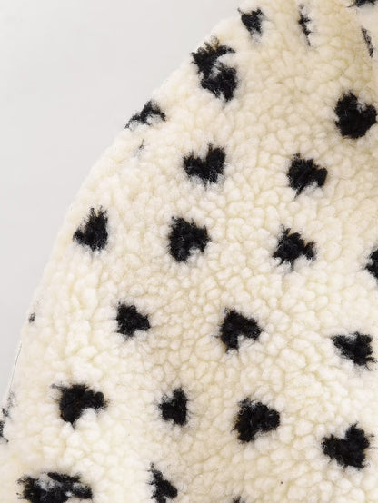 Veste polaire à pois Marielle
