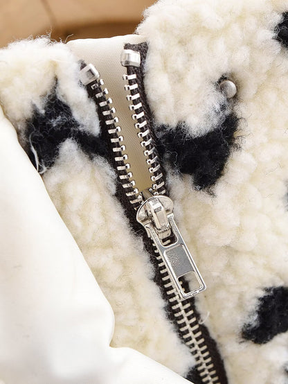 Veste polaire à pois Marielle
