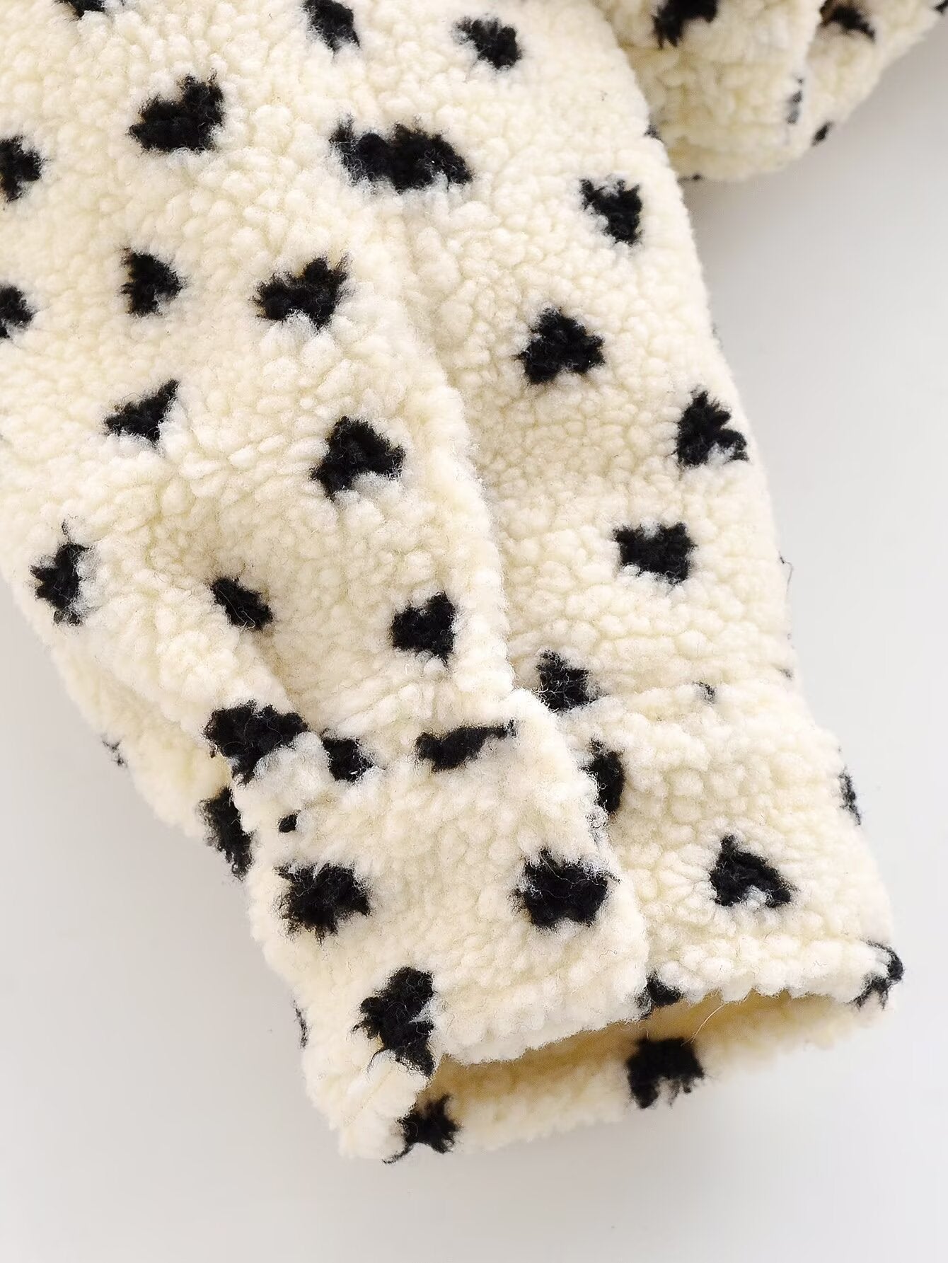 Veste polaire à pois Marielle