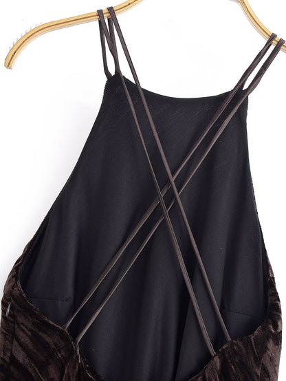 Elowen Velvet Midi Dress