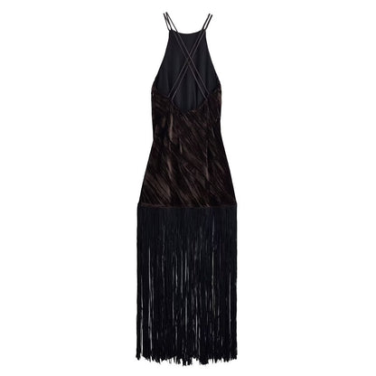 Elowen Velvet Midi Dress