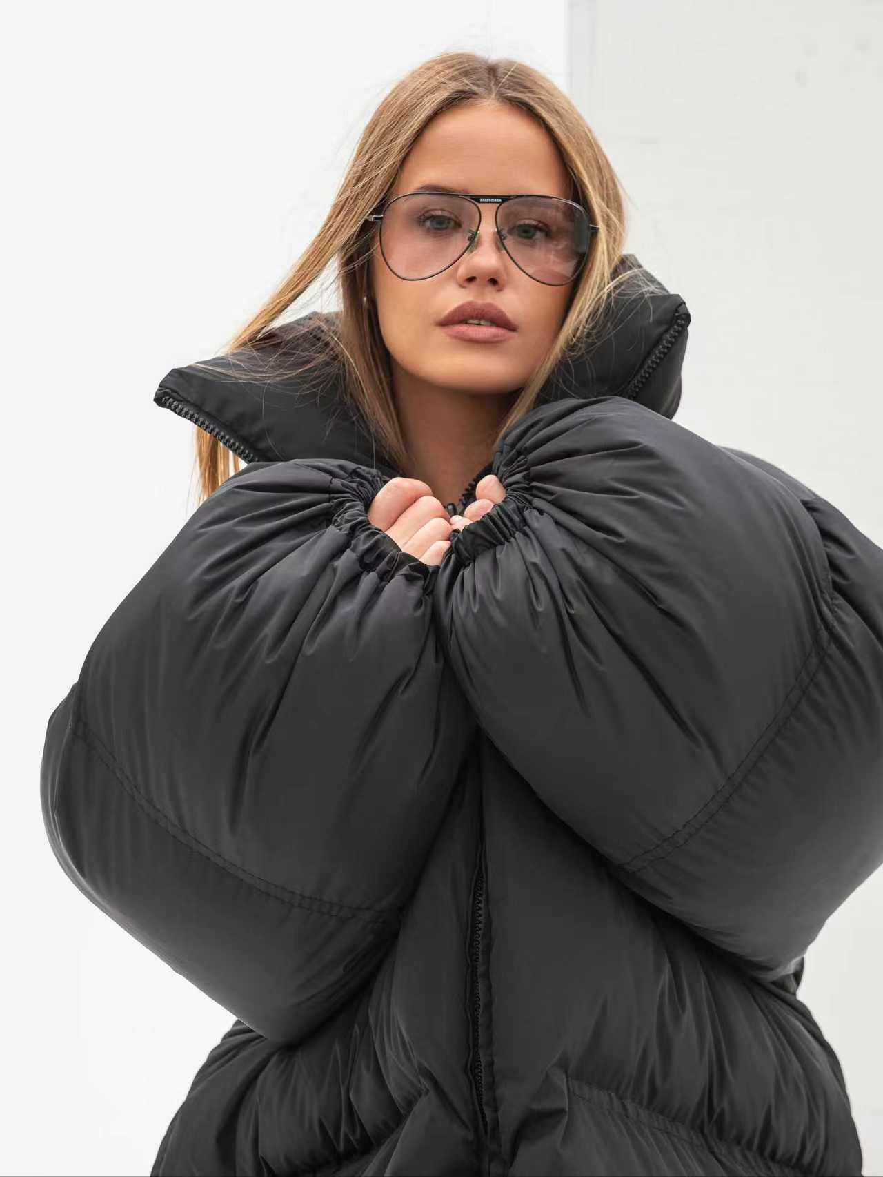 Manteau d'hiver Elvienne rembourré en coton