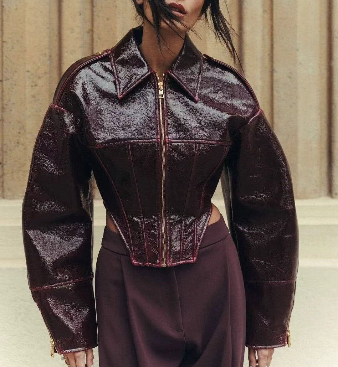 Wiseman Leather Statement Jacket