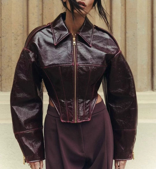 Wiseman Leather Statement Jacket