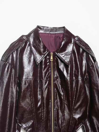 Wiseman Leather Statement Jacket