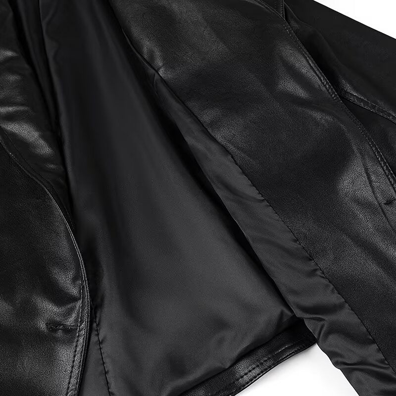 Aminata Leather Bomber