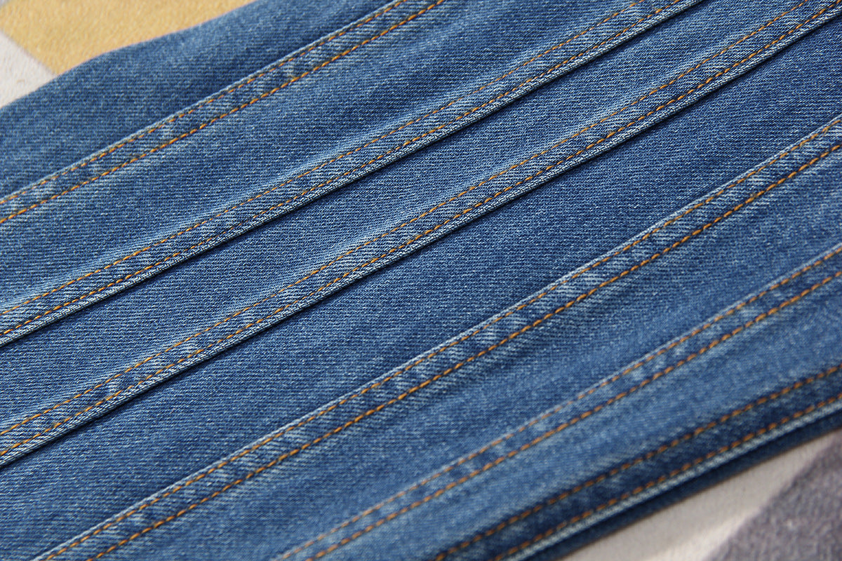 Jean asymétrique de créateur Zyela