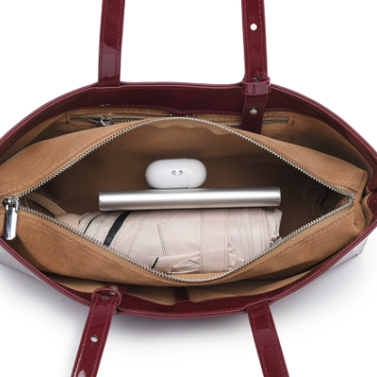 Esinayo Patent Luxe Shoulder Bag