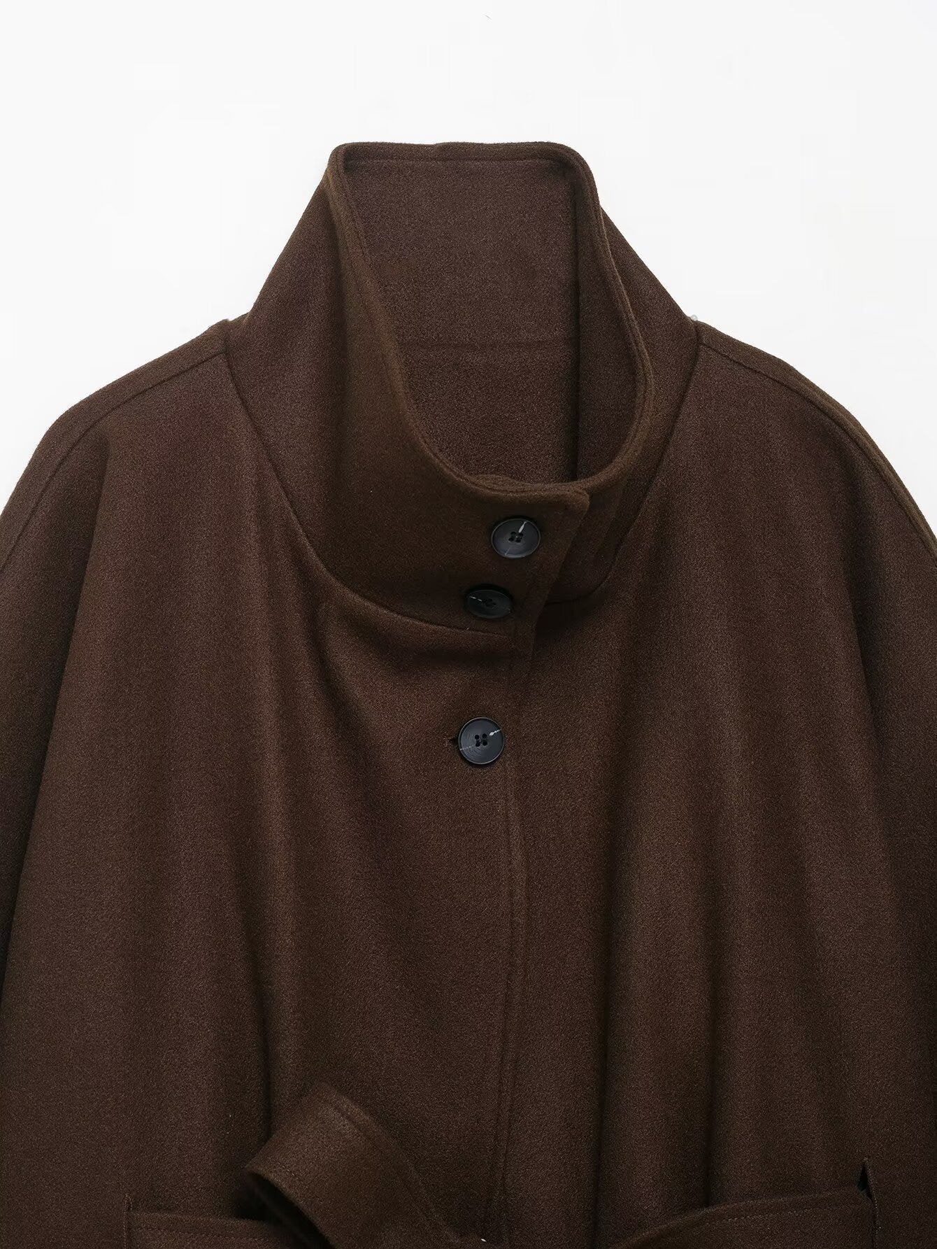 Thabisa Woolen Cape Coat