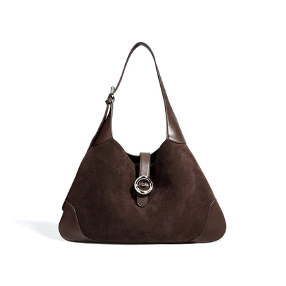 Sac à bandoulière rétro en cuir de vache Nivaro