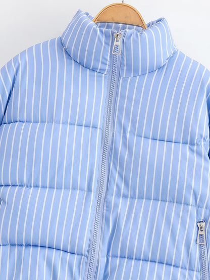 Imani Striped Cotton Jacket