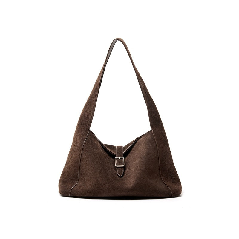 Abeni Suede Luxe Shoulder Bag