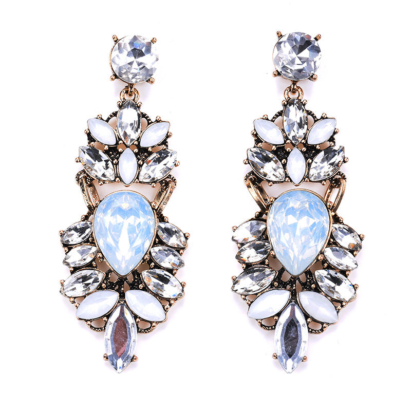 Boucles d'oreilles longues géométriques Zinika