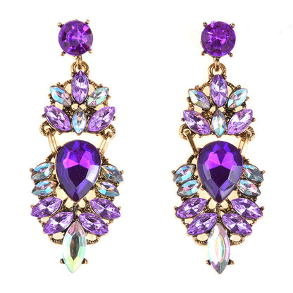 Boucles d'oreilles longues géométriques Zinika