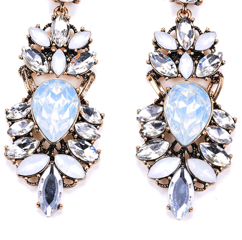 Boucles d'oreilles longues géométriques Zinika