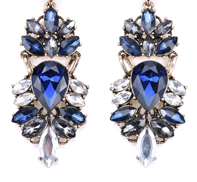 Boucles d'oreilles longues géométriques Zinika
