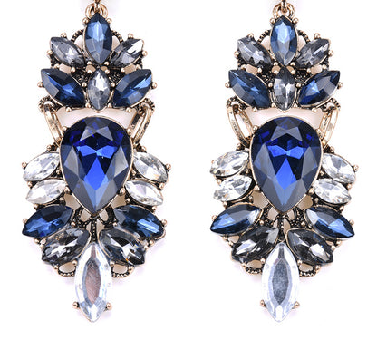 Boucles d'oreilles longues géométriques Zinika