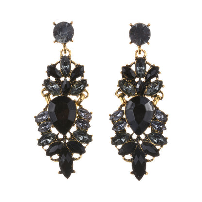 Boucles d'oreilles longues géométriques Zinika